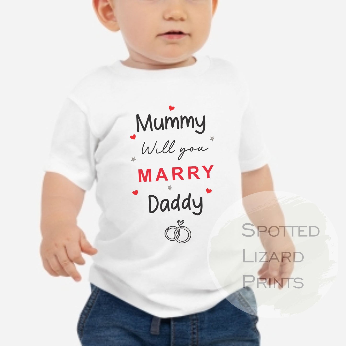 Marriage Proposal Kids T-Shirt - Proposal Top - Will You Marry My Daddy Outfit - Marry Me shirt - Mummy Will You Marry Daddy