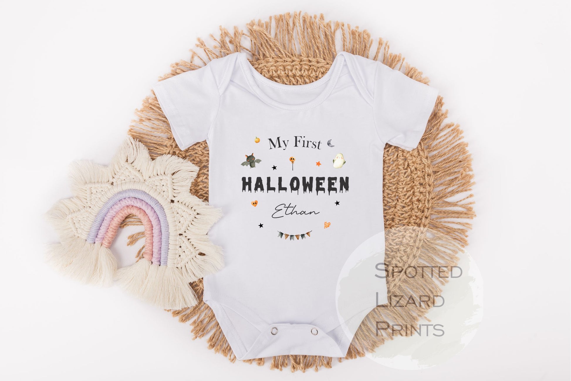 My first Halloween Baby Vest