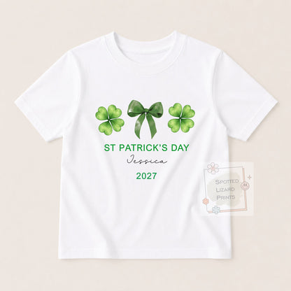 Personalized First St Patrick's Day Baby Outfit | Mo Chéad Lá Fhéile Pádraig Sleepsuit | Irish T-shirt | St Patrick's Day Sweatshirt