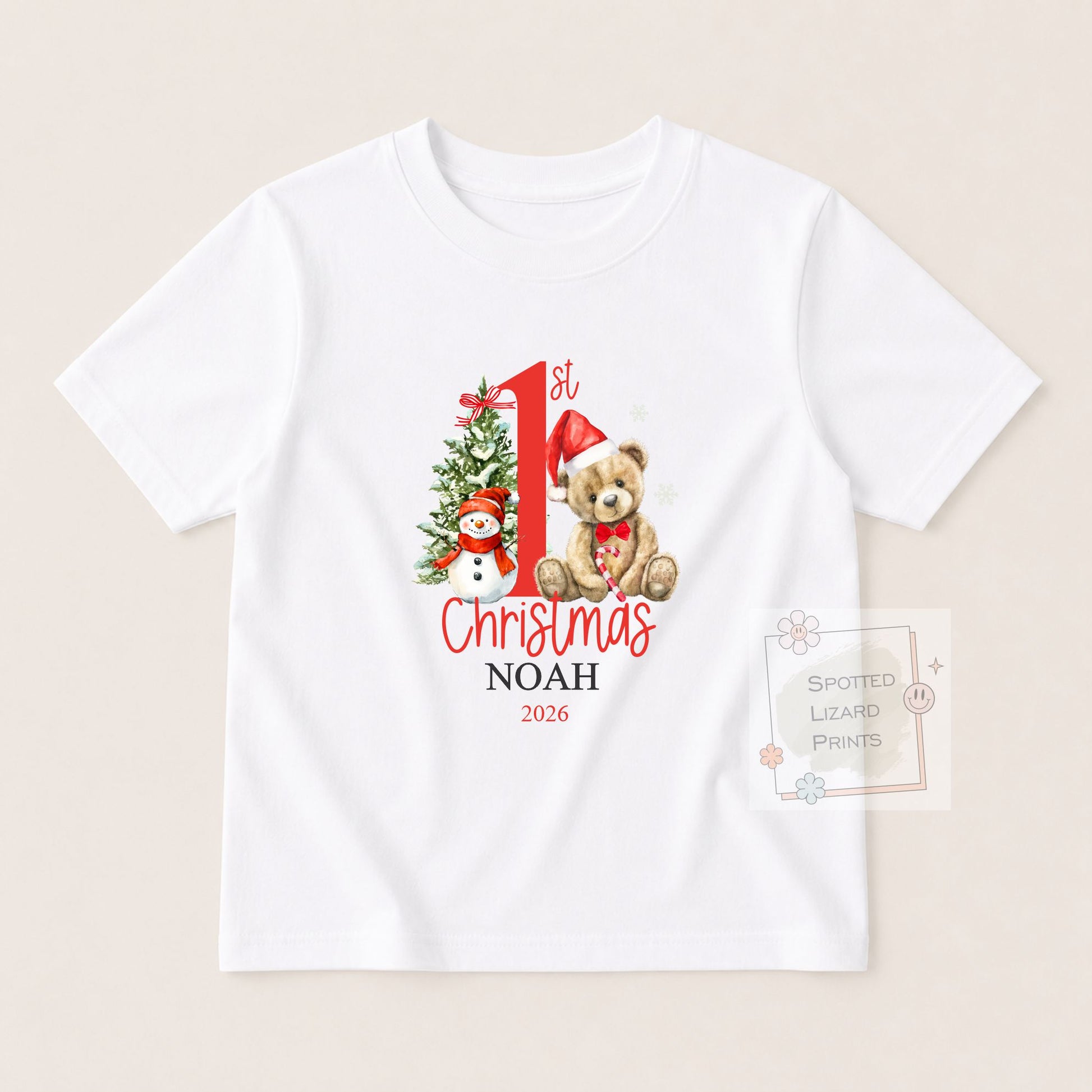 Personalised First Christmas Baby Outfit- My First Christmas Sleepsuit, Vest T-shirt, First Christmas Pyjamas First Christmas Sweatshirt