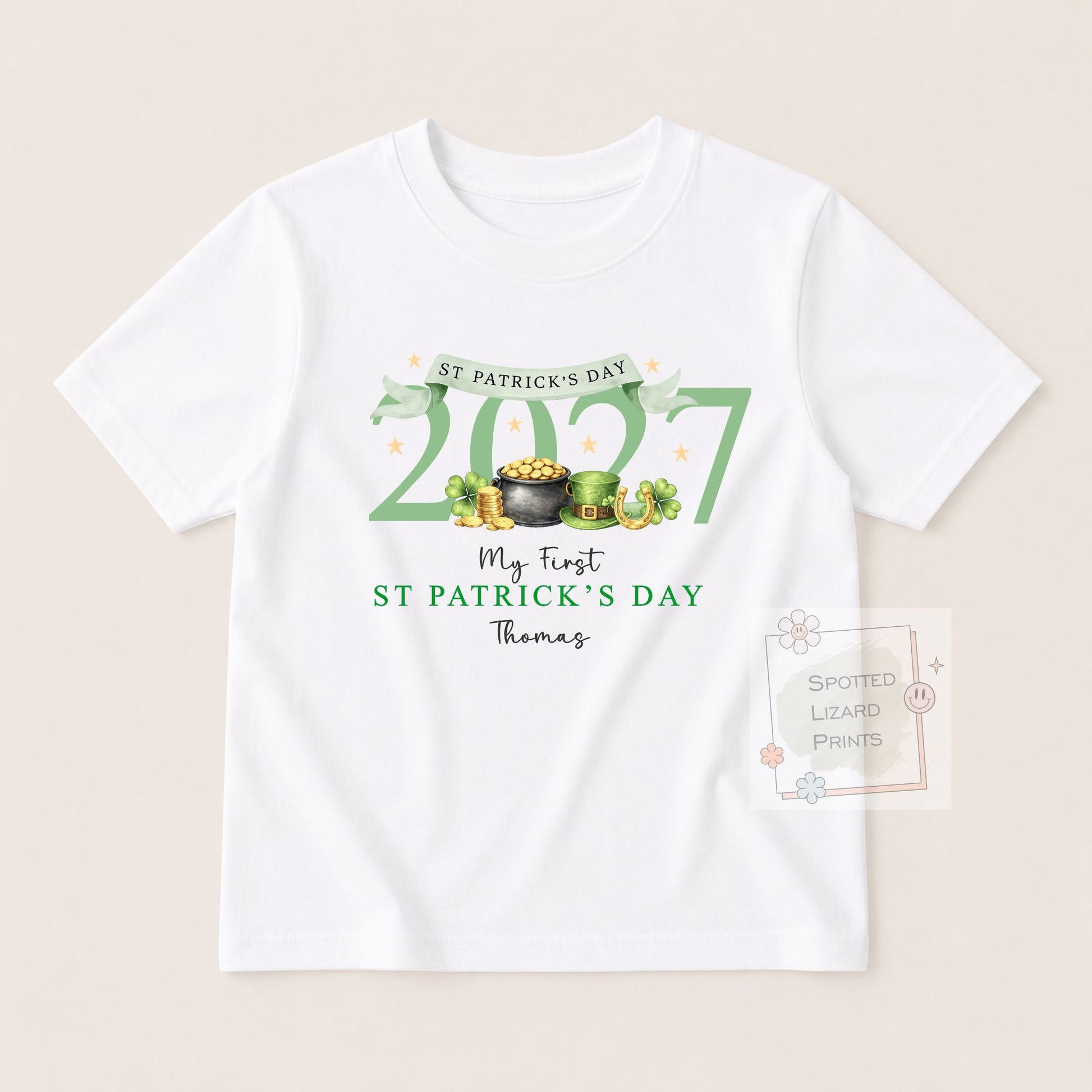 Personalized First St Patrick's Day Baby Outfit | Mo Chéad Lá Fhéile Pádraig Sleepsuit | Irish T-shirt | St Patrick's Day Sweatshirt