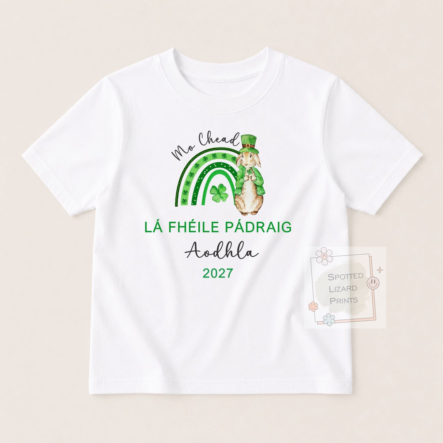 Personalized First St Patrick's Day Baby Outfit | Mo Chéad Lá Fhéile Pádraig Sleepsuit | Irish T-shirt | St Patrick's Day Sweatshirt