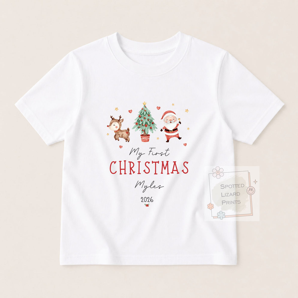 Personalised First Christmas Baby Outfit- My First Christmas Sleepsuit or Vest - 1st Xmas Cute Santa, First Christmas Pyjamas