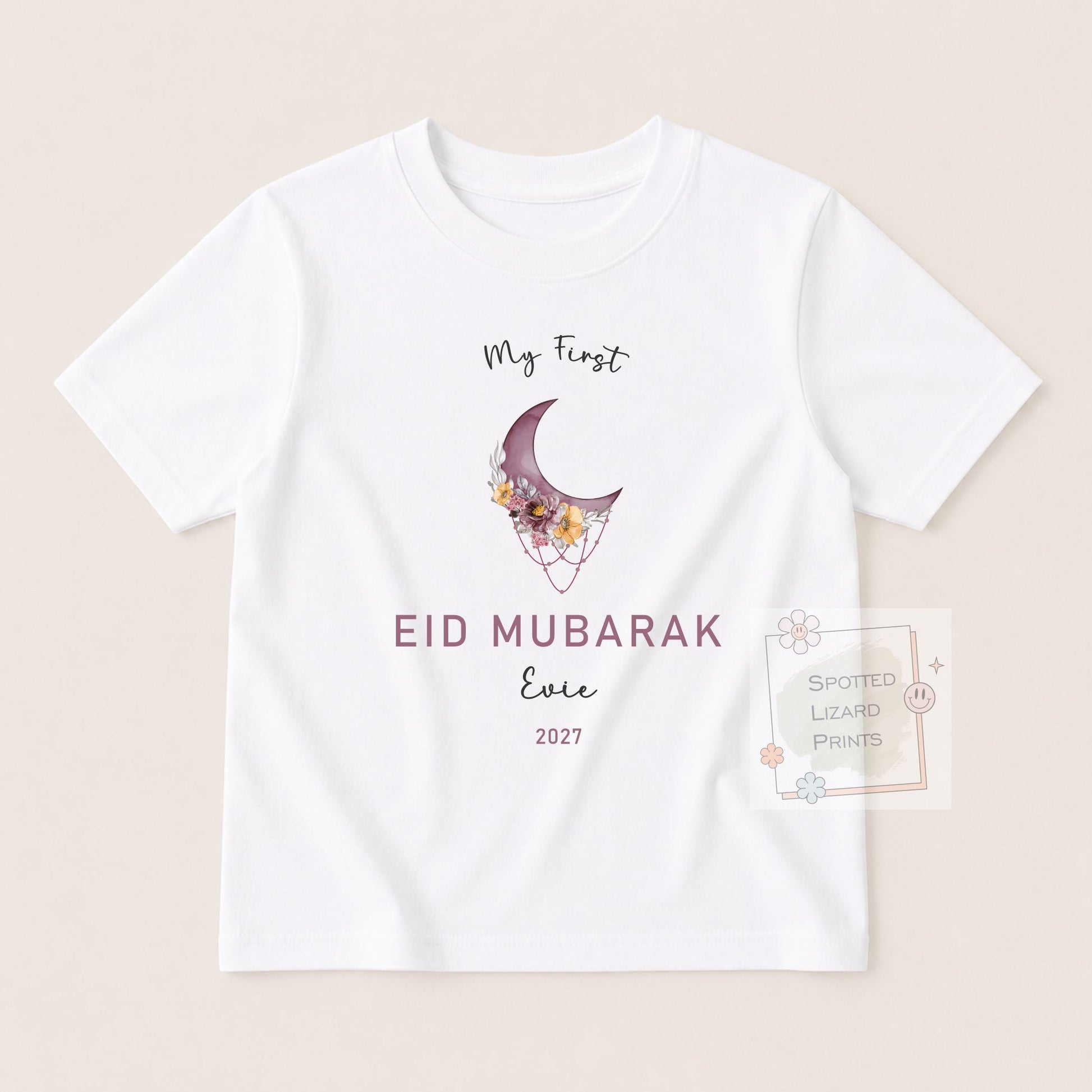 My First Eid Mubarak Baby Bodysuit | Personalized Baby Eid Outfit | Eid al-Fitr or Eid al-Adha | First Eid Gift | Ramadan Baby Sleepsuit