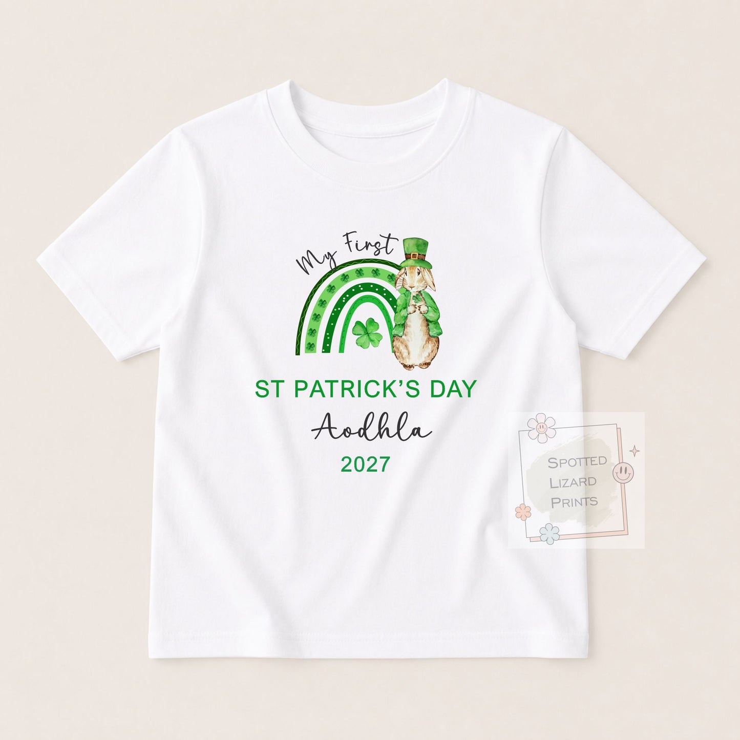 Personalized First St Patrick's Day Baby Outfit | Mo Chéad Lá Fhéile Pádraig Sleepsuit | Irish T-shirt | St Patrick's Day Sweatshirt