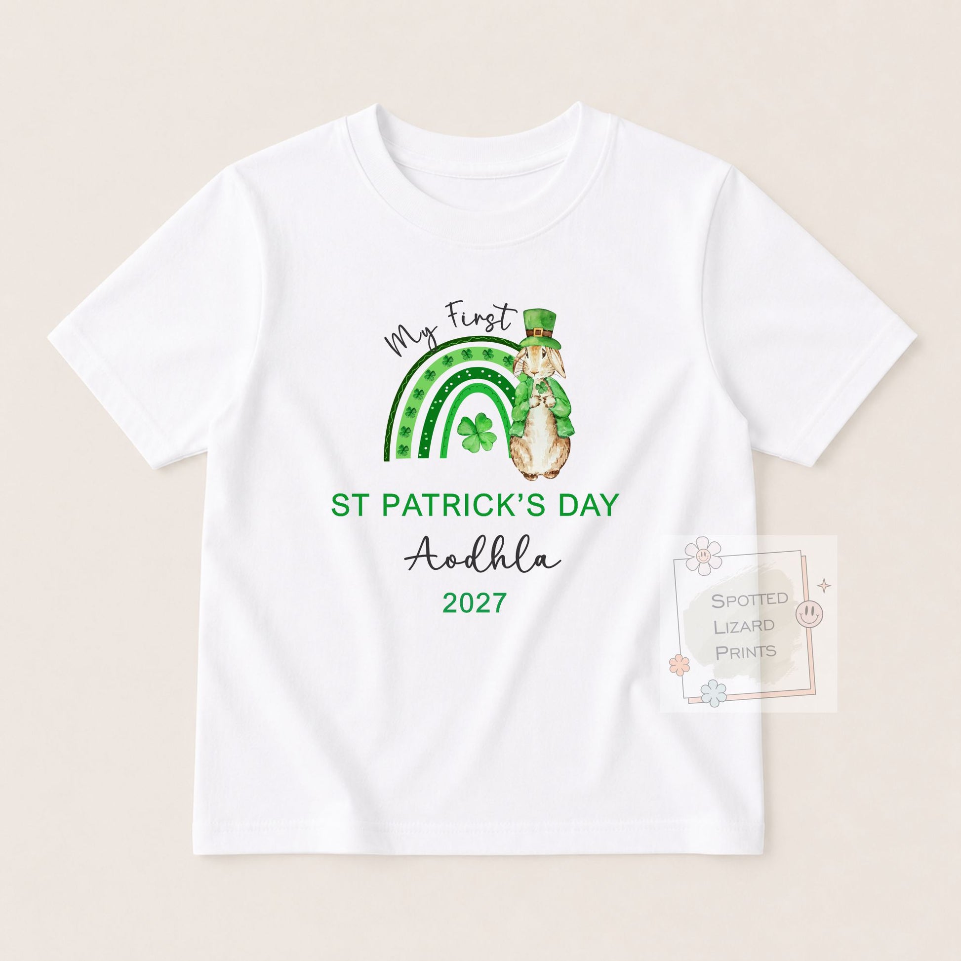 Personalized First St Patrick's Day Baby Outfit | Mo Chéad Lá Fhéile Pádraig Sleepsuit | Irish T-shirt | St Patrick's Day Sweatshirt
