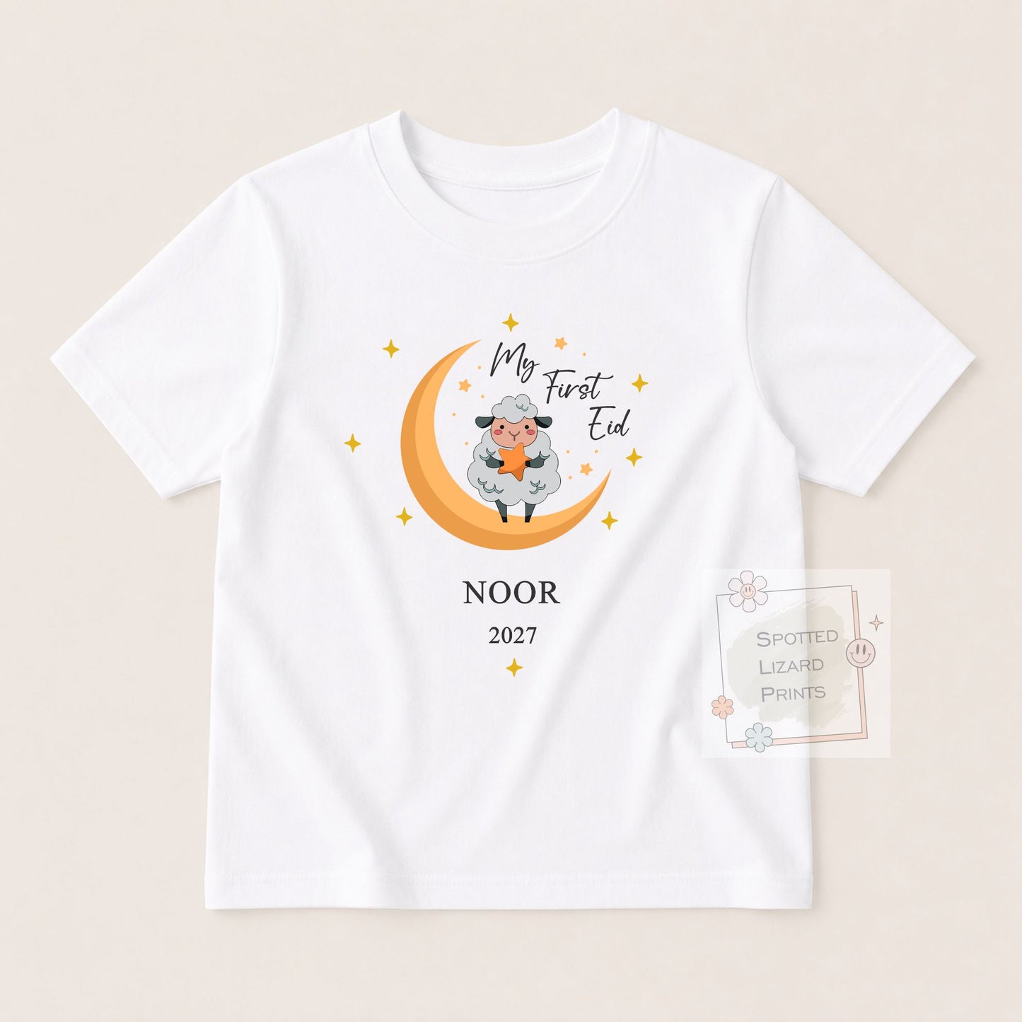 My First Eid Mubarak Baby Bodysuit | Personalized Baby Eid Outfit | Eid al-Fitr or Eid al-Adha | First Eid Gift | Ramadan Baby Sleepsuit