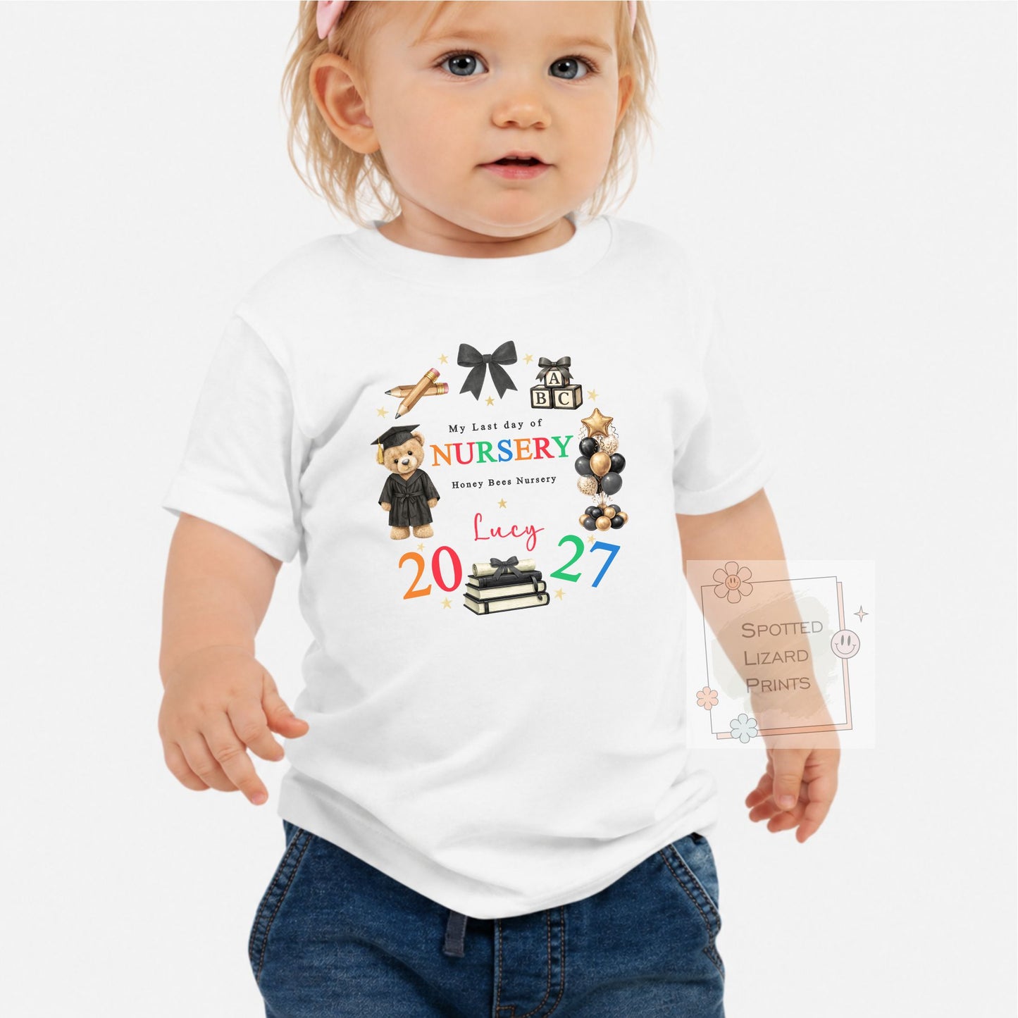 Nursery graduation T-Shirt - Personalised School Graduation T-Shirt - Nursery leaver T-Shirt - School Leaver T-Shirt
