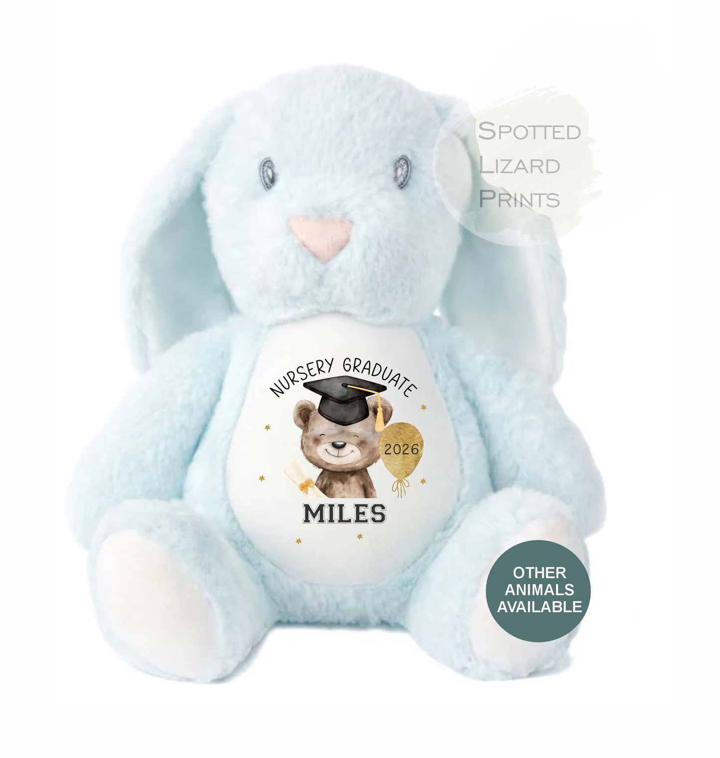 Personalised graduation teddy