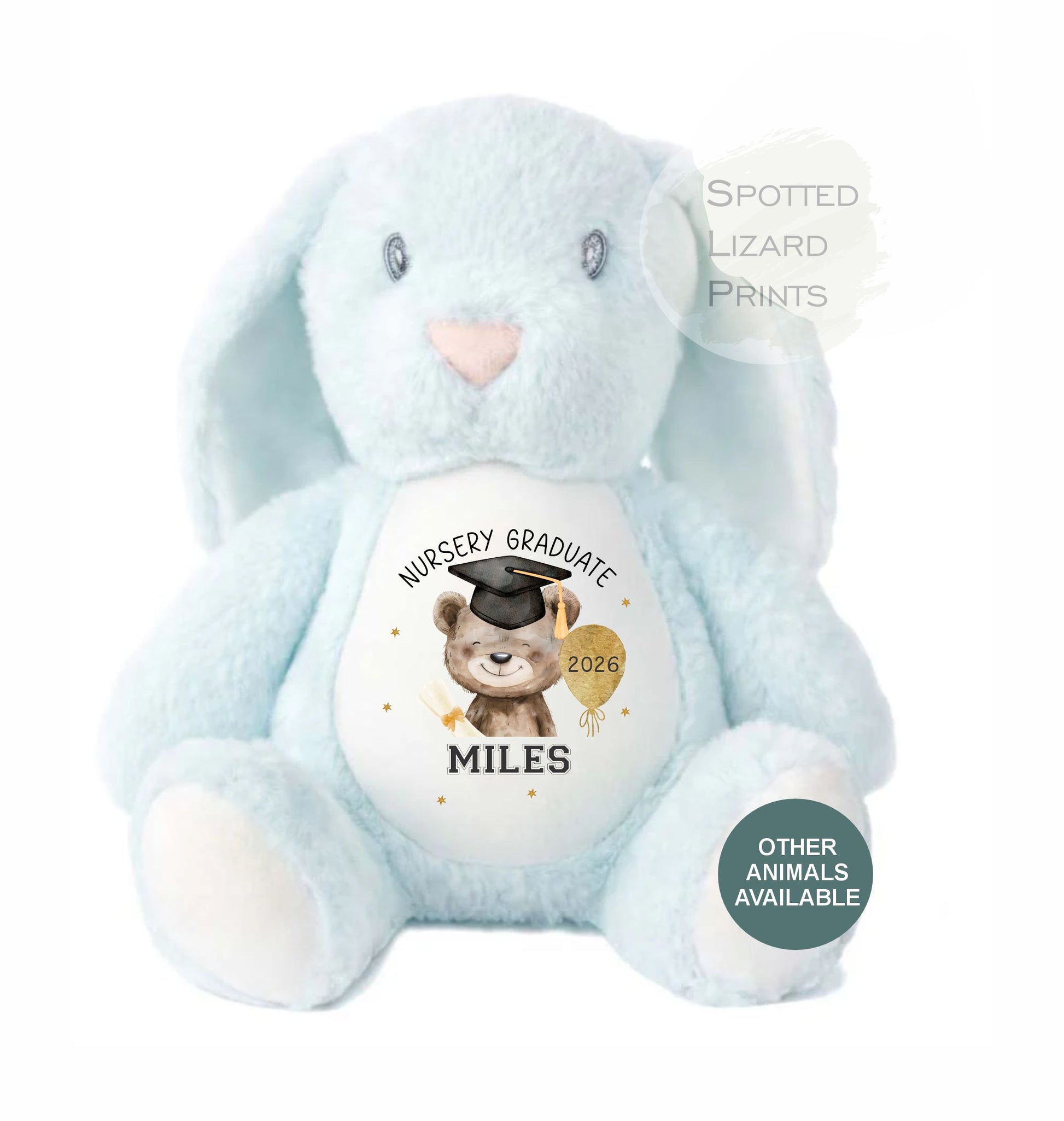Personalised graduation teddy