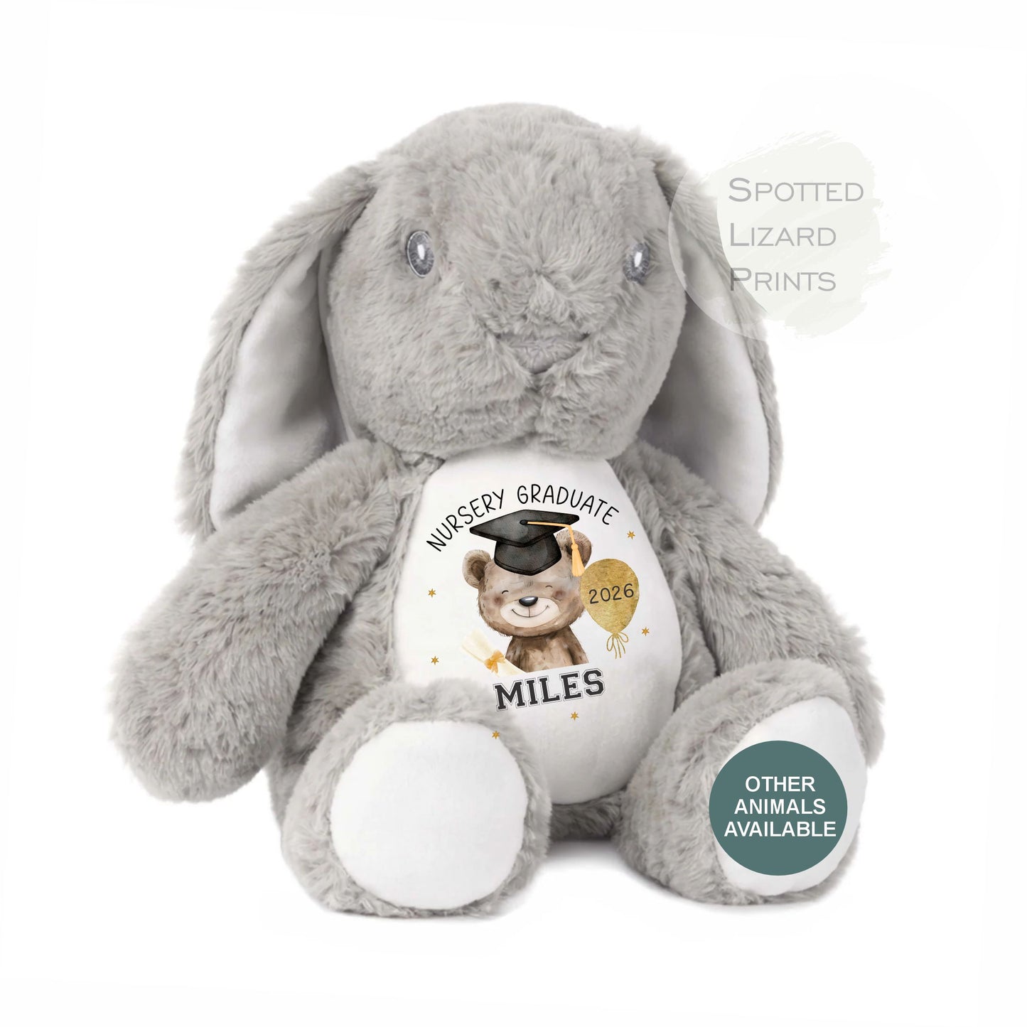 Personalised graduation teddy