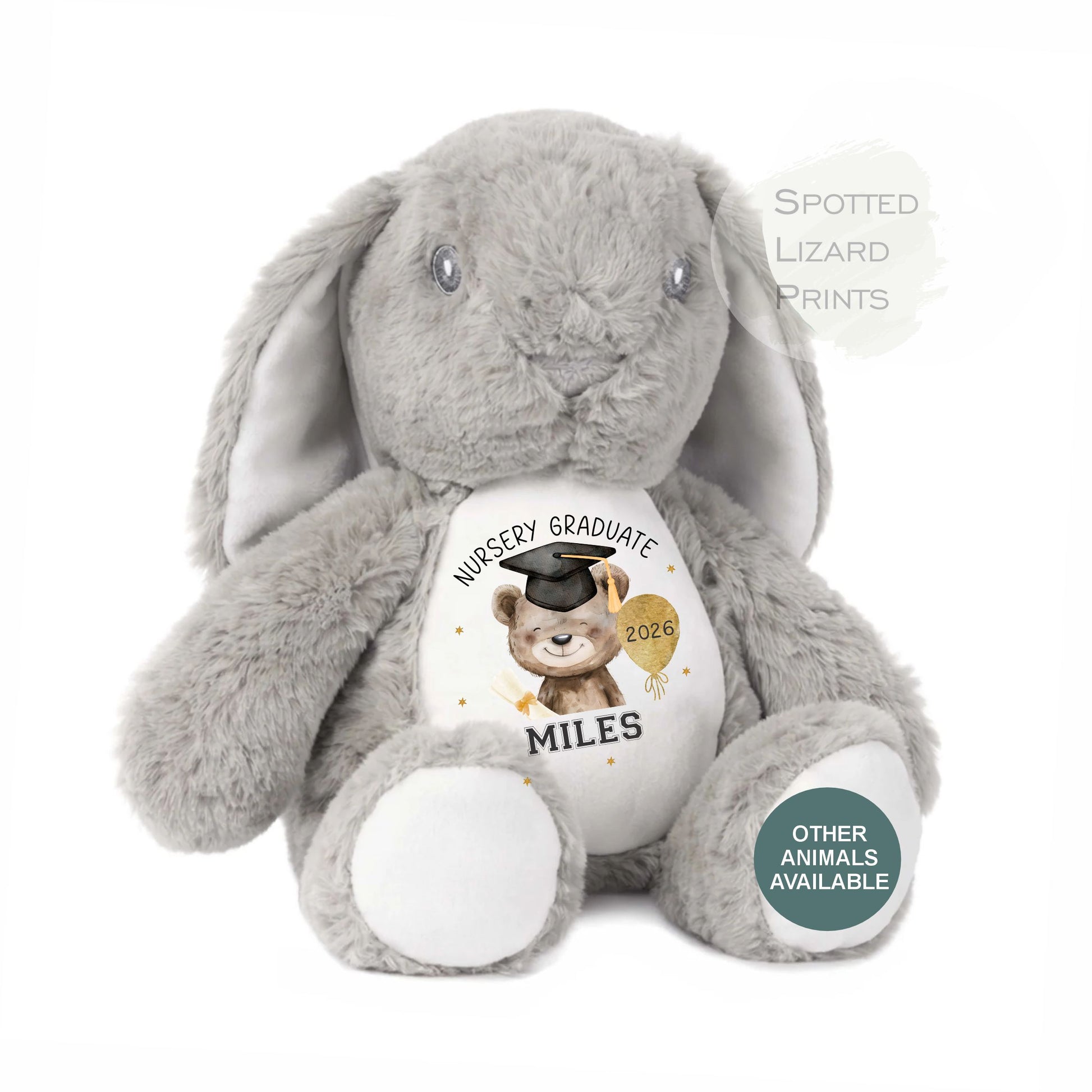 Personalised graduation teddy