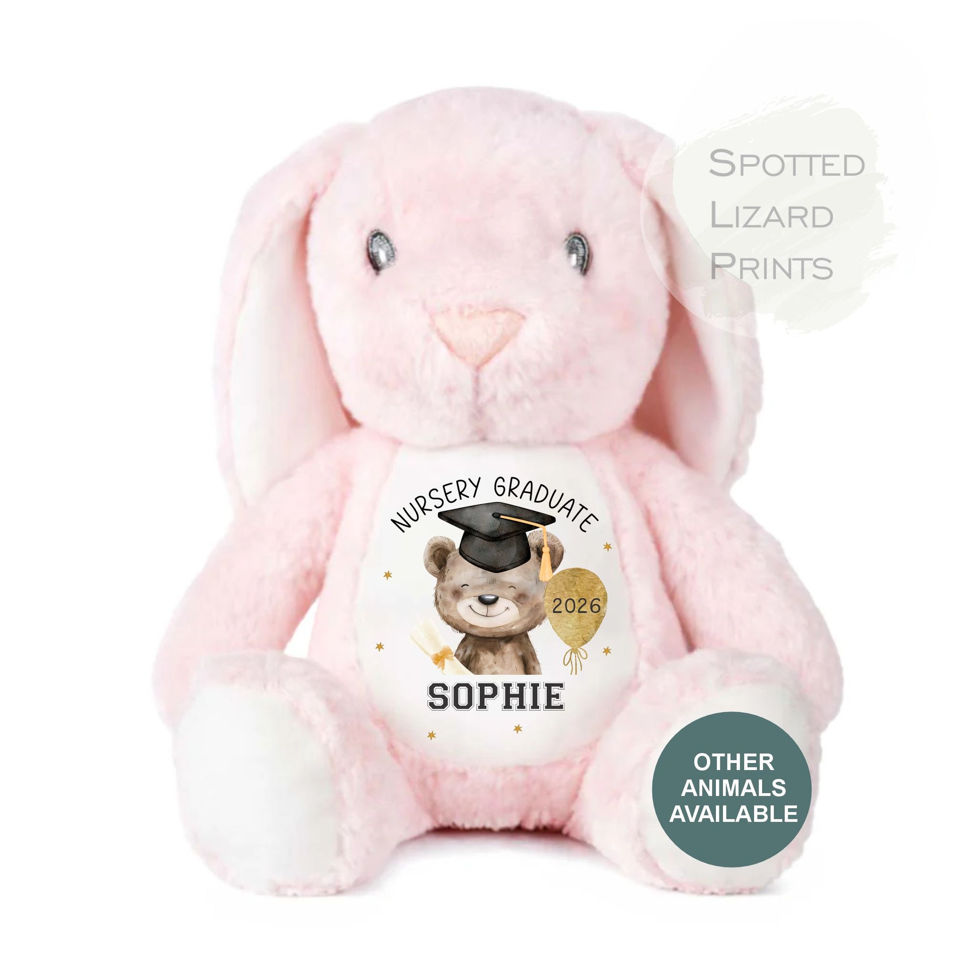 Personalised graduation teddy