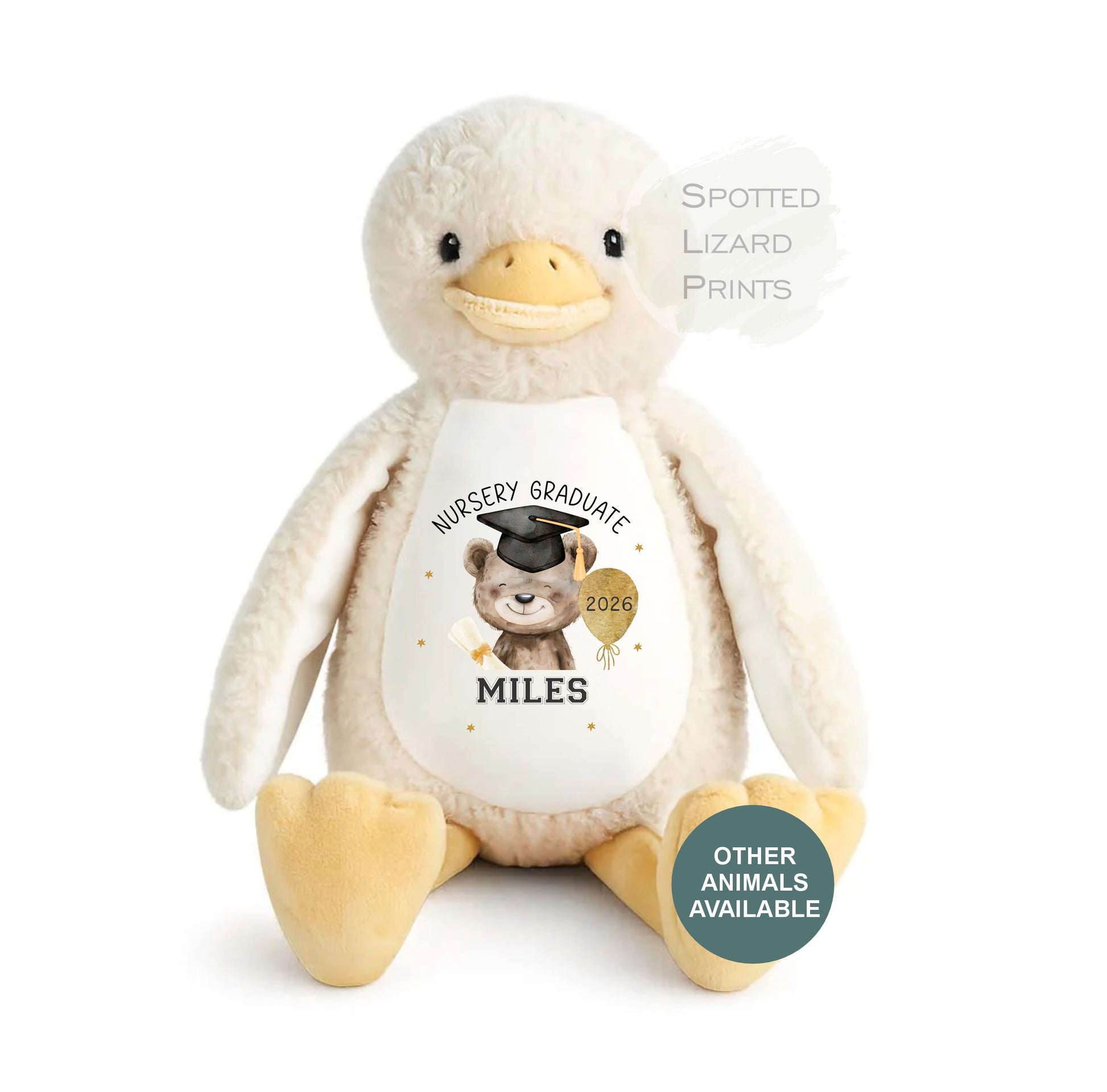 Personalised graduation teddy