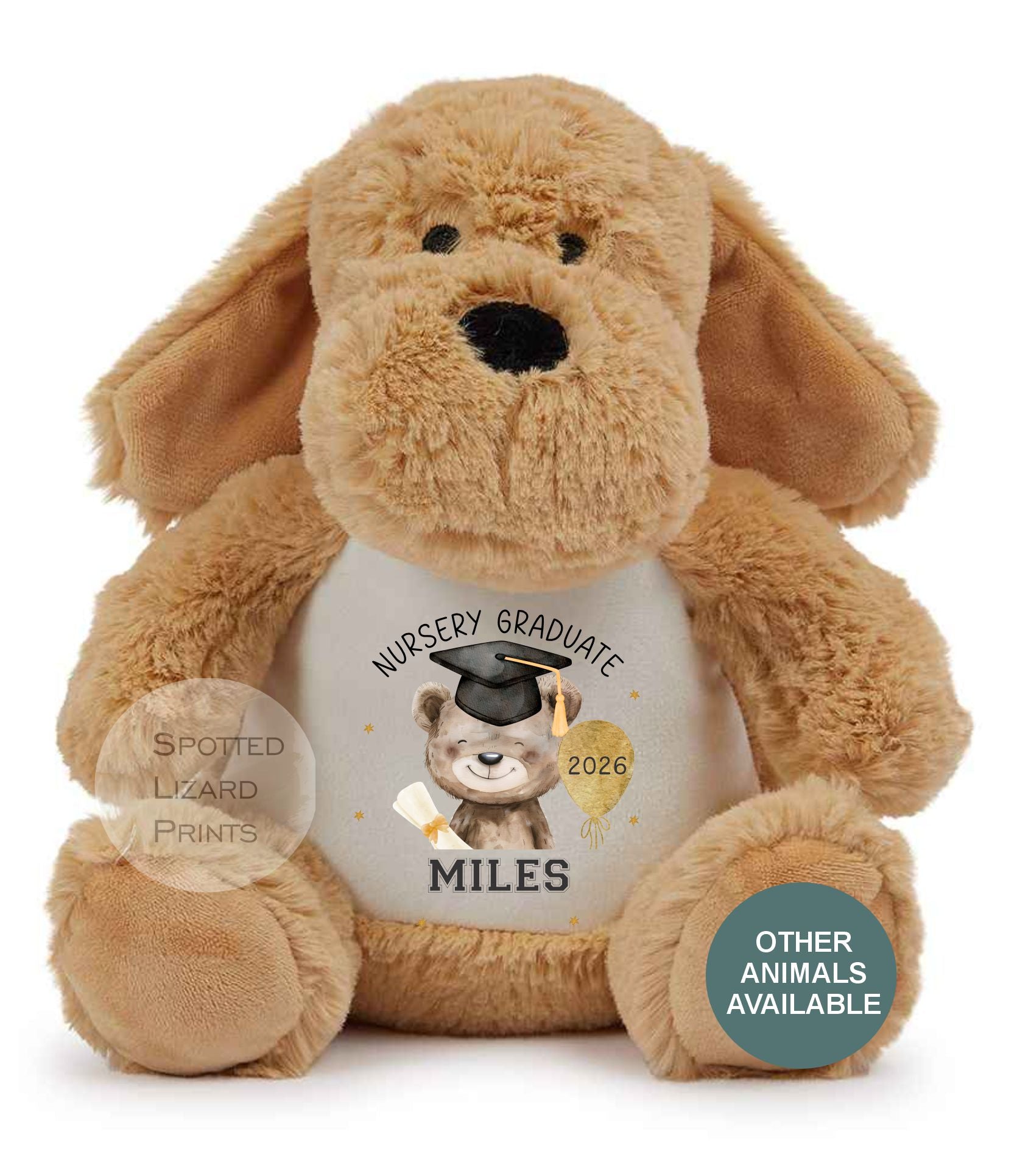 Personalised graduation teddy