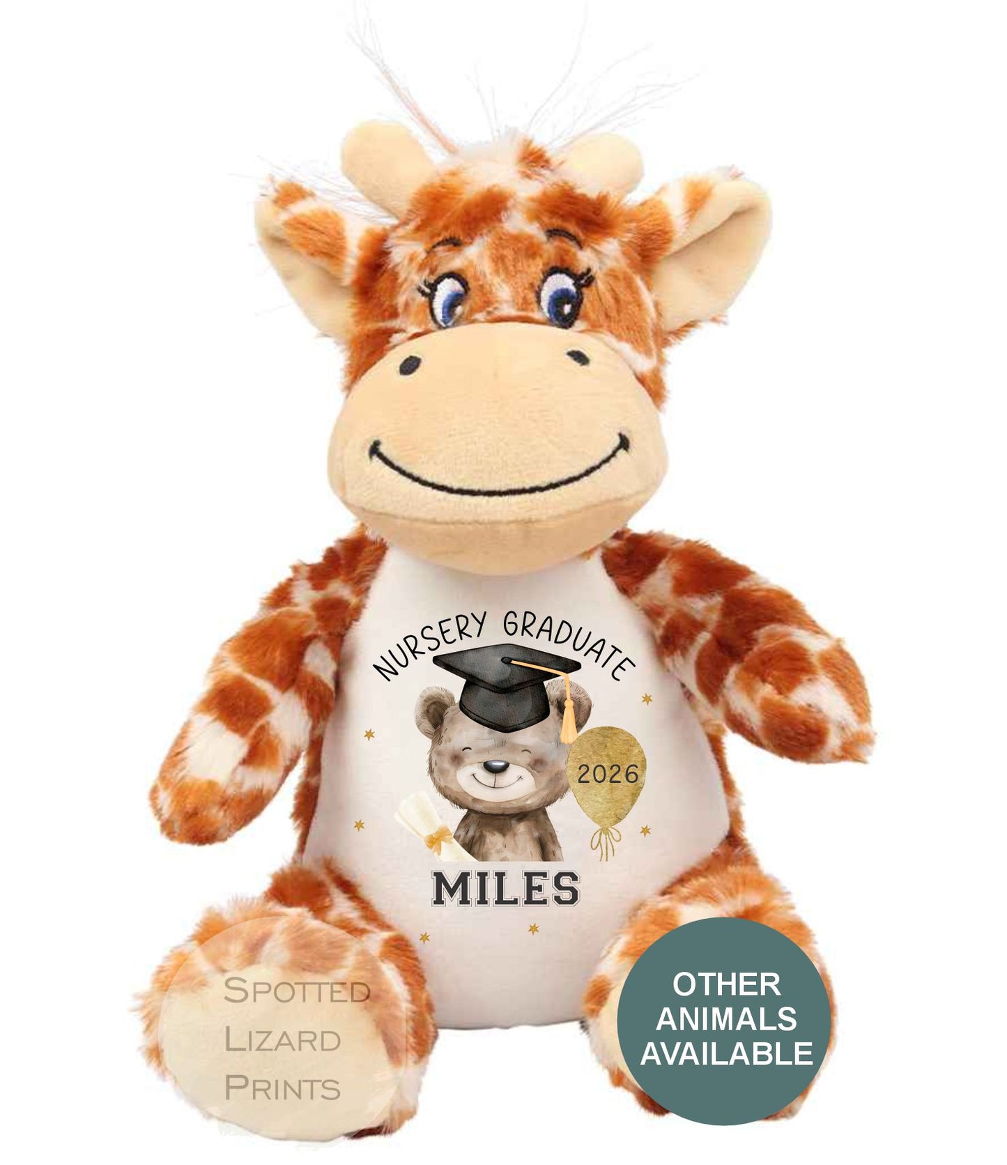 Personalised Graduation Soft Toy, Graduate Keepsake Teddy, Nursery Leaver, Preschool Leaver Teddy, Graduation Gift 2026 University Graduate