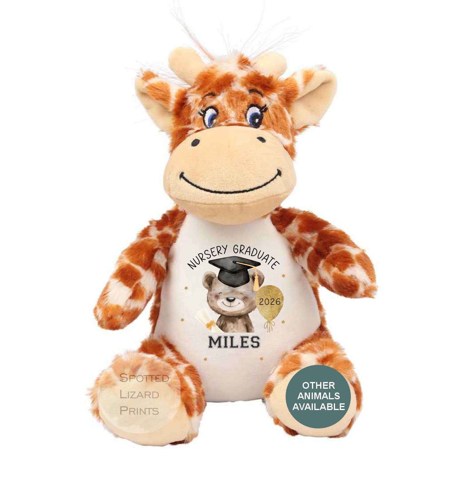 Personalised graduation teddy