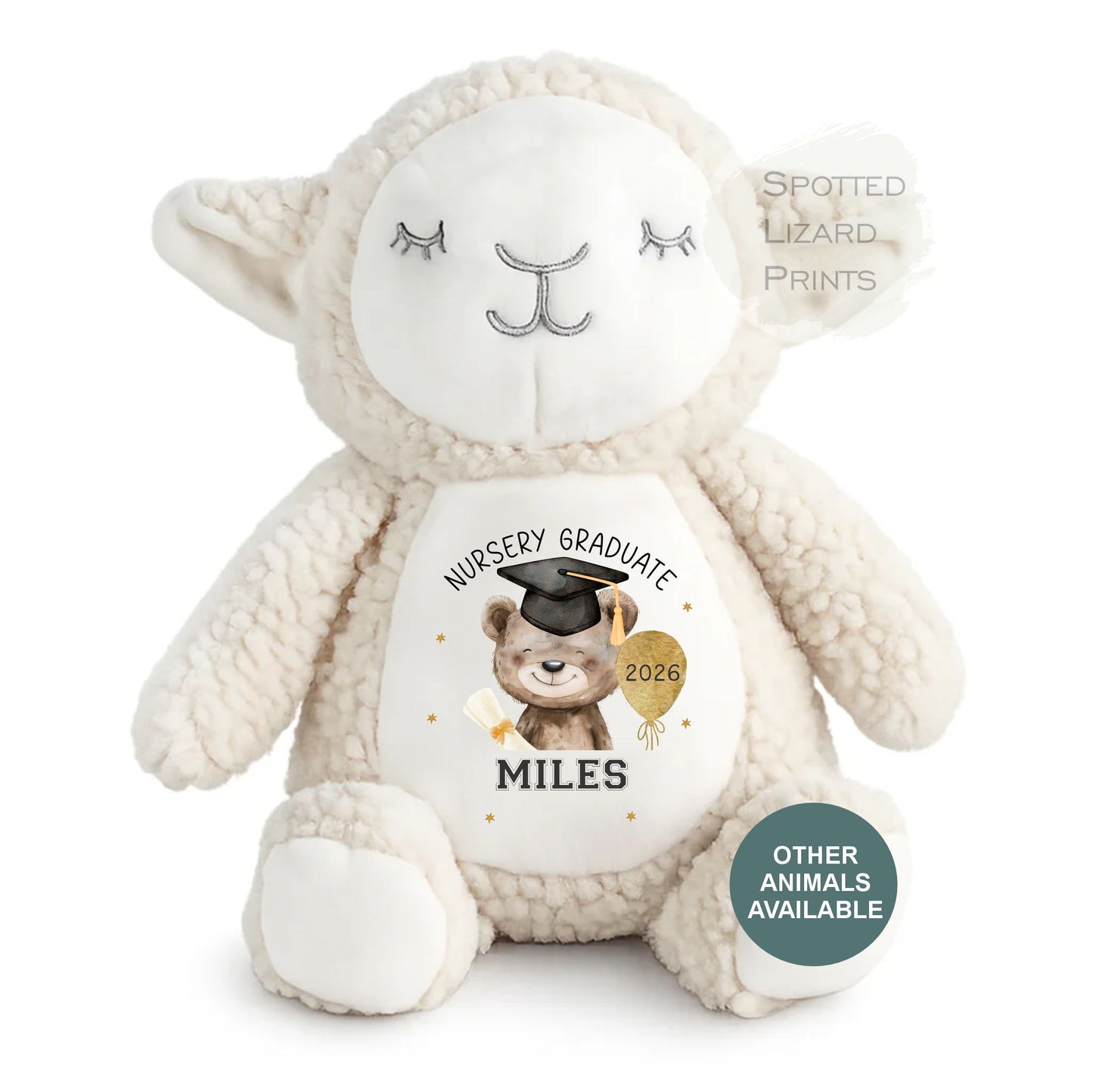 Personalised graduation teddy