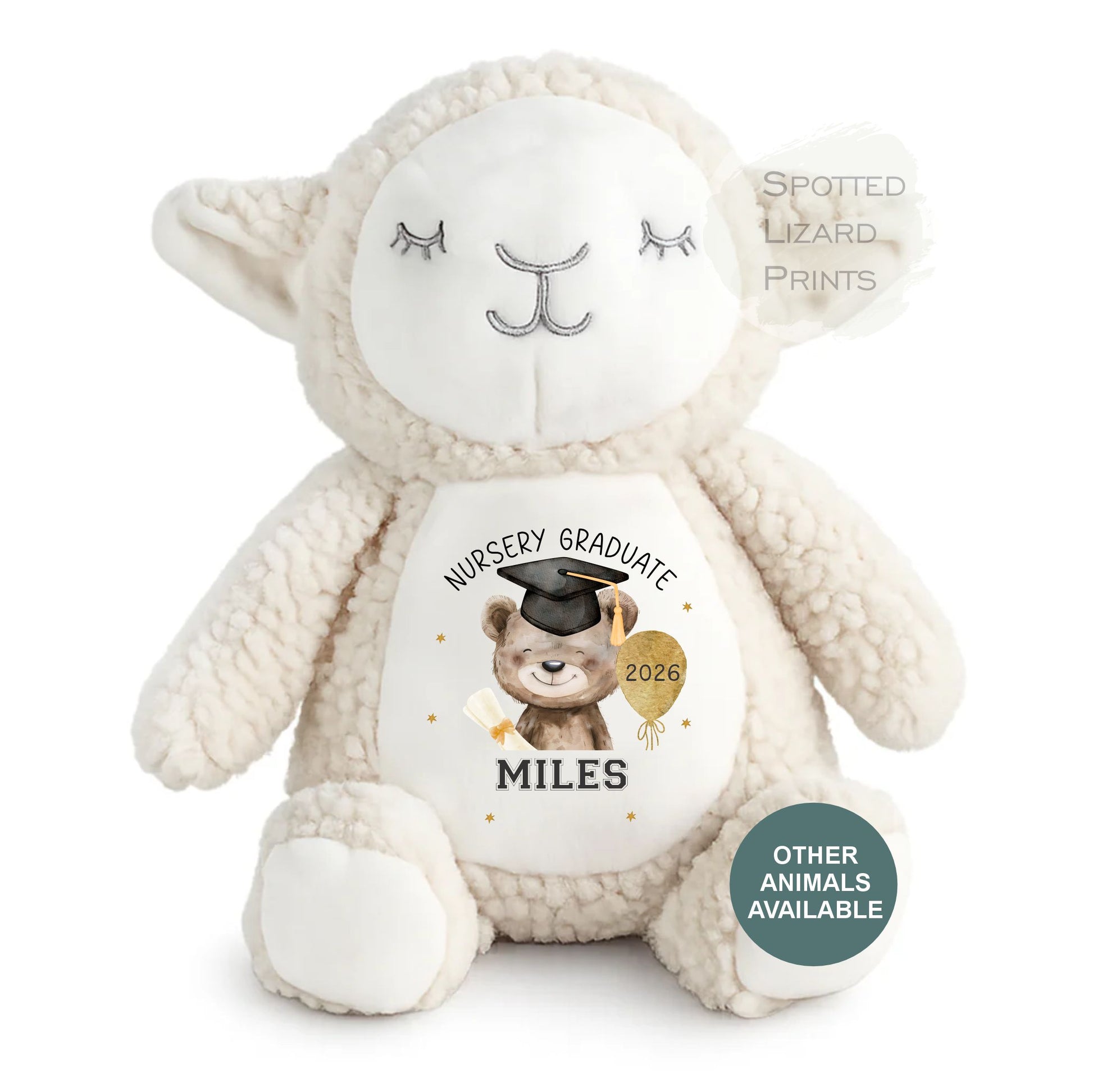 Personalised graduation teddy