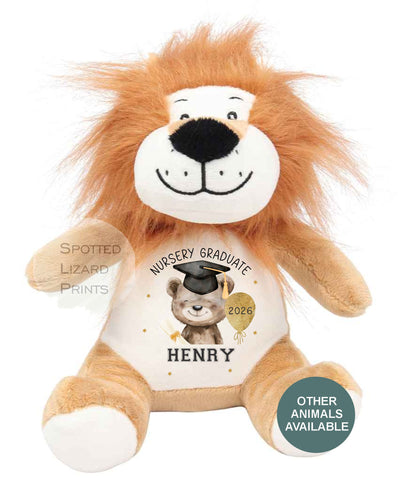 Personalised Graduation Soft Toy, Graduate Keepsake Teddy, Nursery Leaver, Preschool Leaver Teddy, Graduation Gift 2026 University Graduate