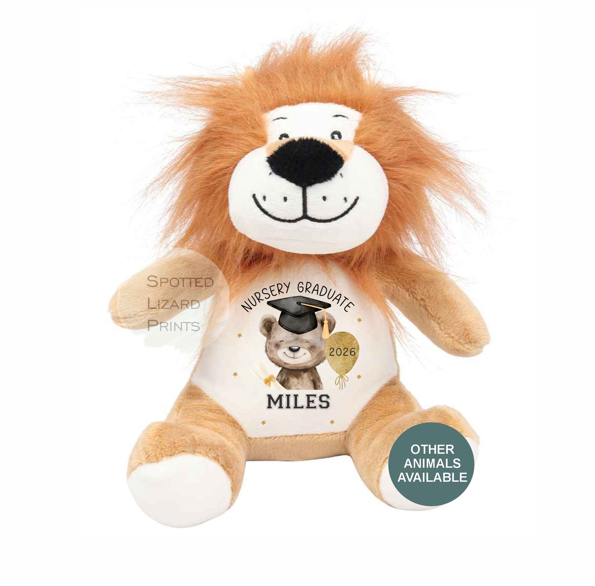 Personalised graduation teddy