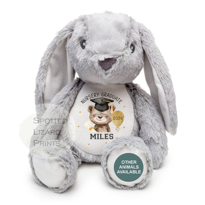 Personalised Graduation Soft Toy, Graduate Keepsake Teddy, Nursery Leaver, Preschool Leaver Teddy, Graduation Gift 2026 University Graduate