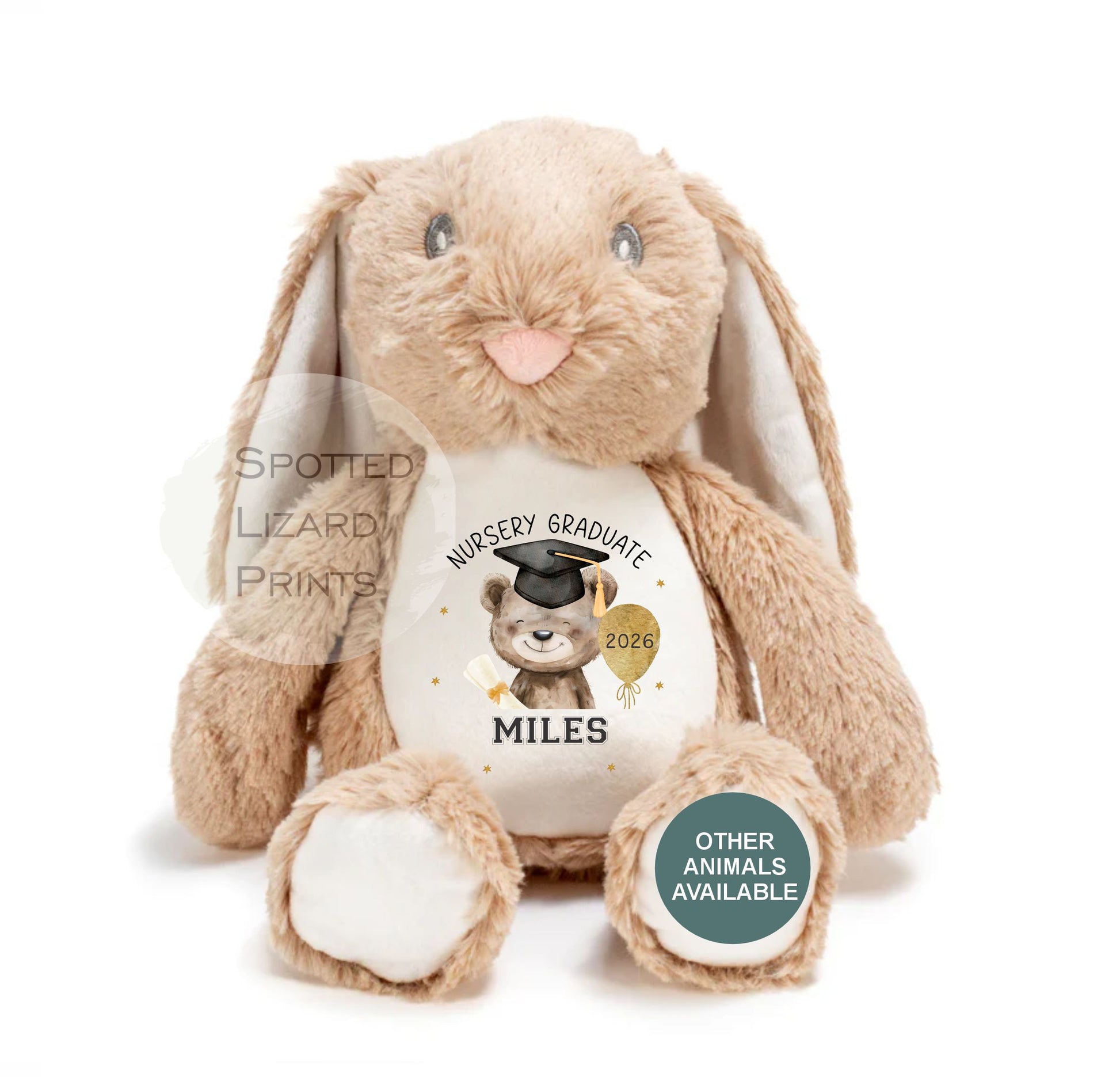 Personalised graduation teddy