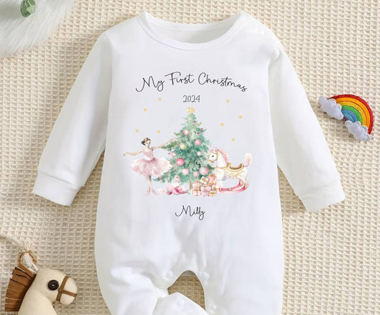 My first Christmas baby outfit