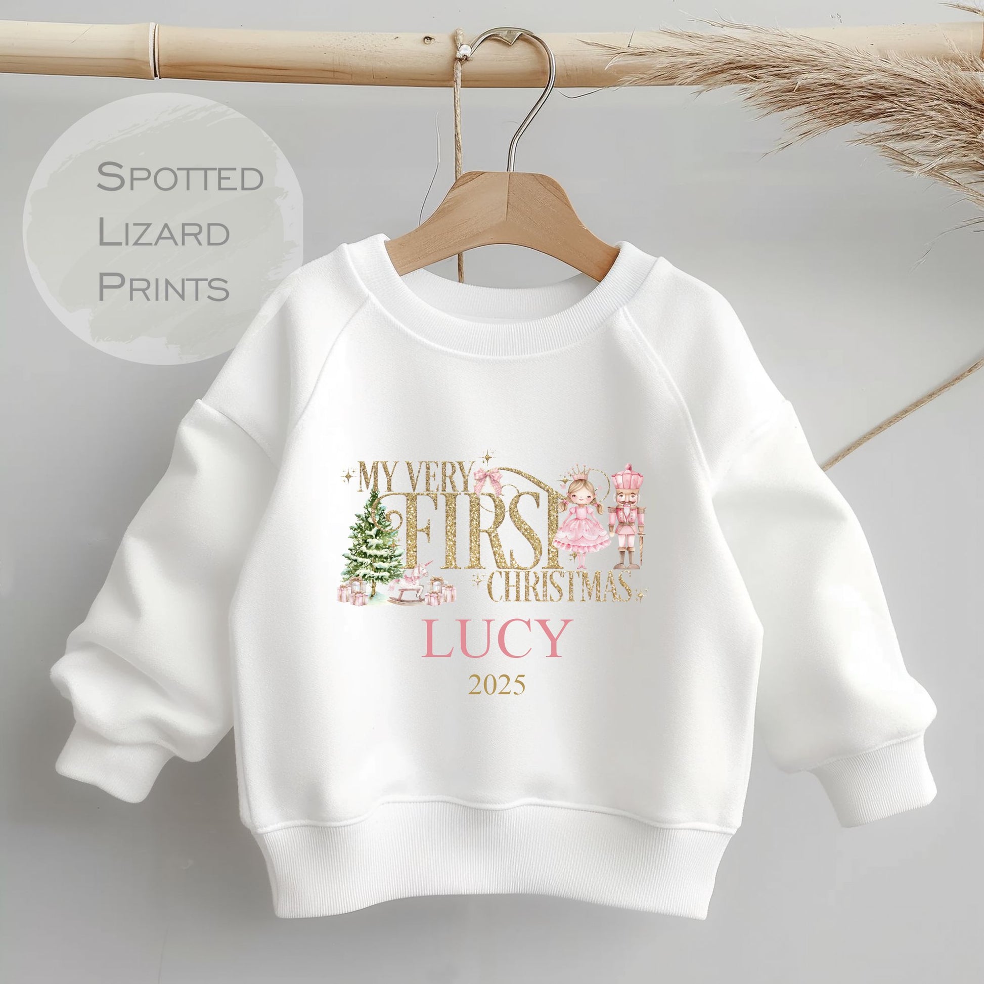 personalised My first Christmas sweatshirt