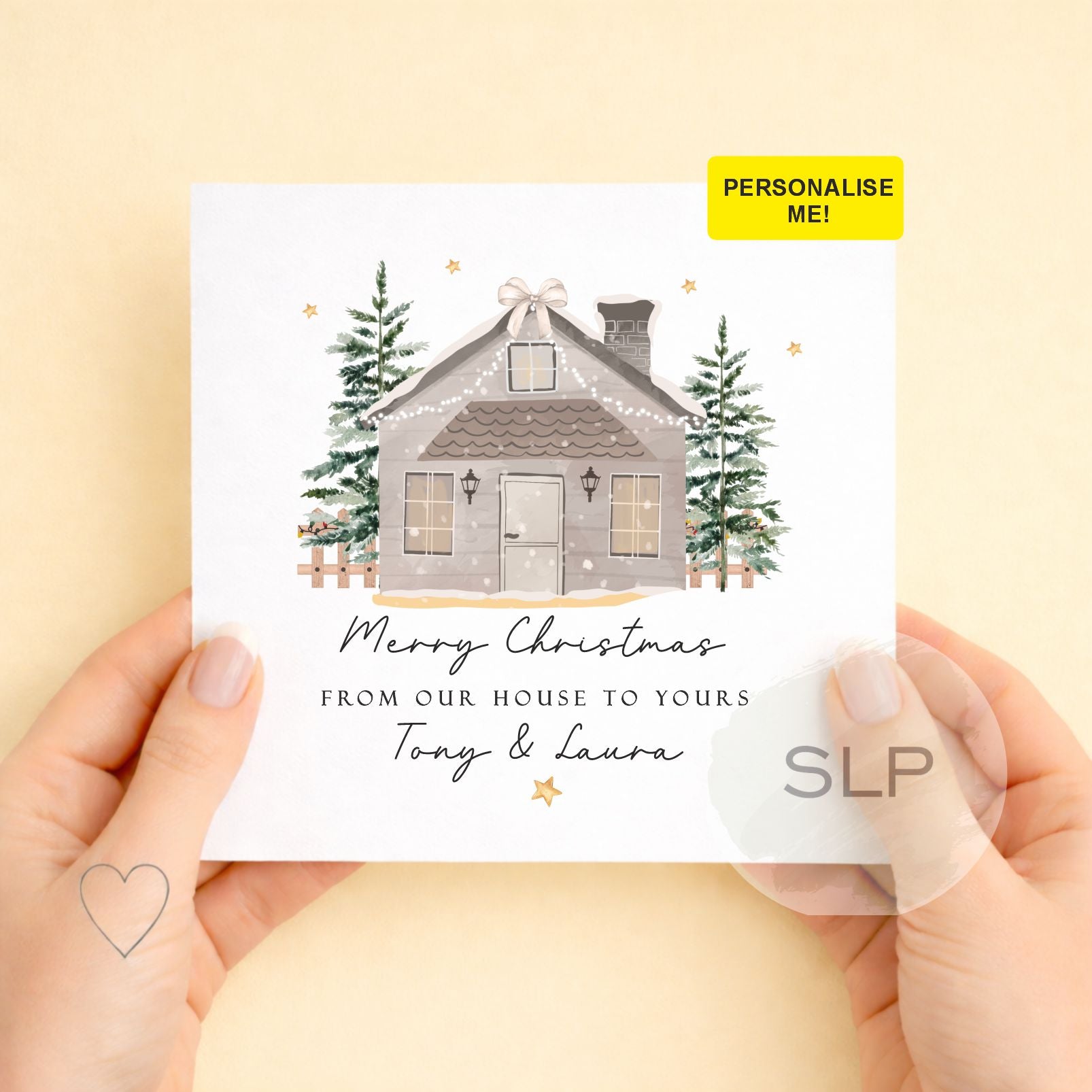 Personalised From Our House to Yours Christmas Card