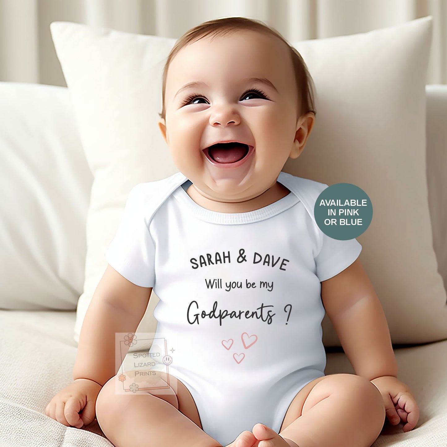 Personalised Godparents Proposal Baby Vest, Will You Be My Godparents Baby Sleepsuit, Custom Christening Proposal Outfit, Baptism Gift