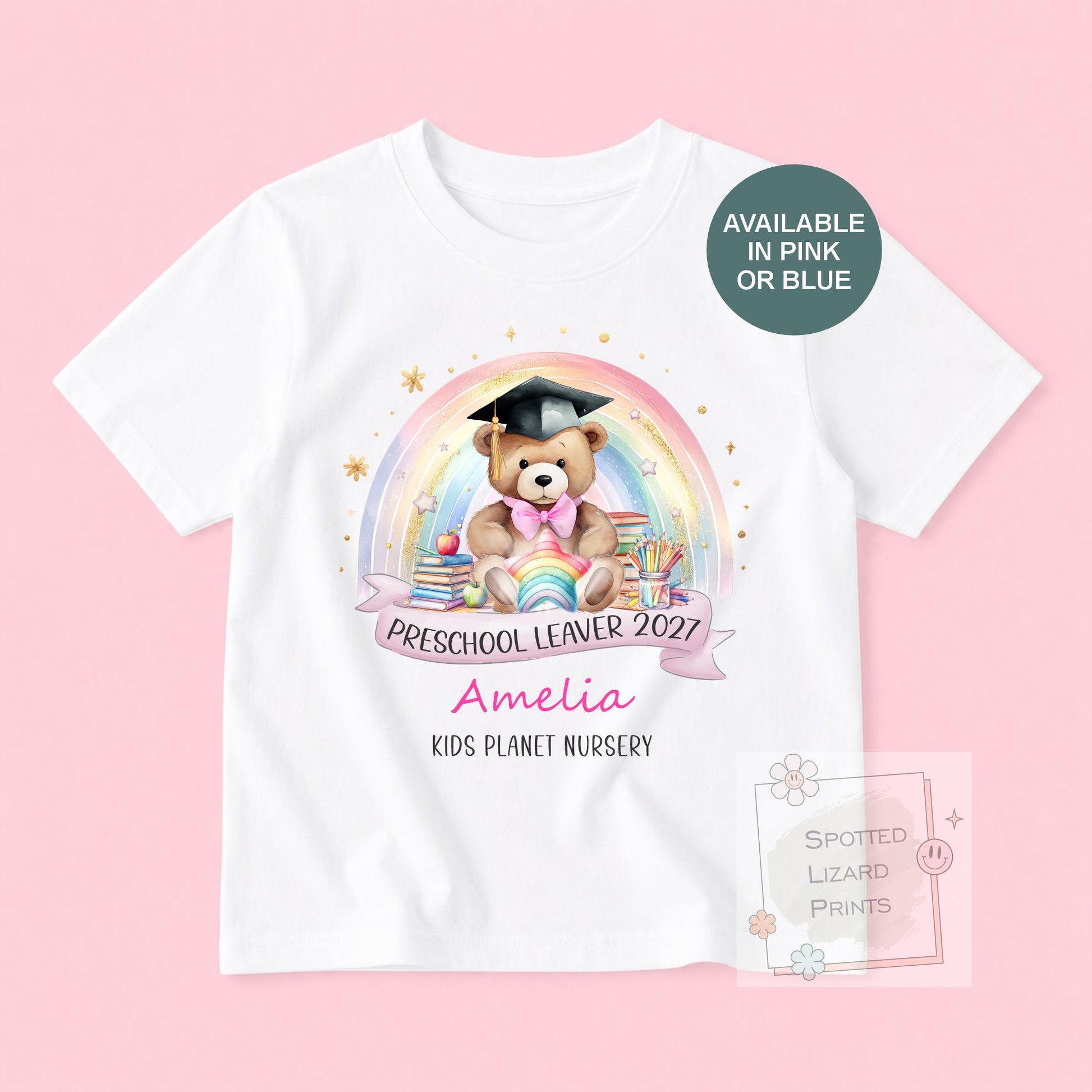Childminder graduation T-Shirt - Personalised School Graduation T-Shirt - Nursery leaver T-Shirt - School Leaver T-Shirt