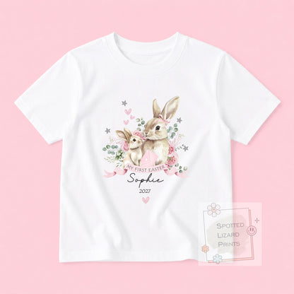 Personalised My first Easter, Baby Sleepsuit, Vest or T-shirt, Easter Clothing, Baby's 1st Easter, Baby Easter onsie, Easter Pyjamas