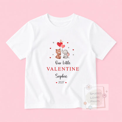 Personalised Our Little Valentine Baby Bodysuit | 1st Valentine's Day Baby Sleepsuit & Vest | Baby Valentine Outfit | Valentine Sweatshirt