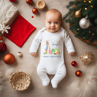 My first christmas baby outfit