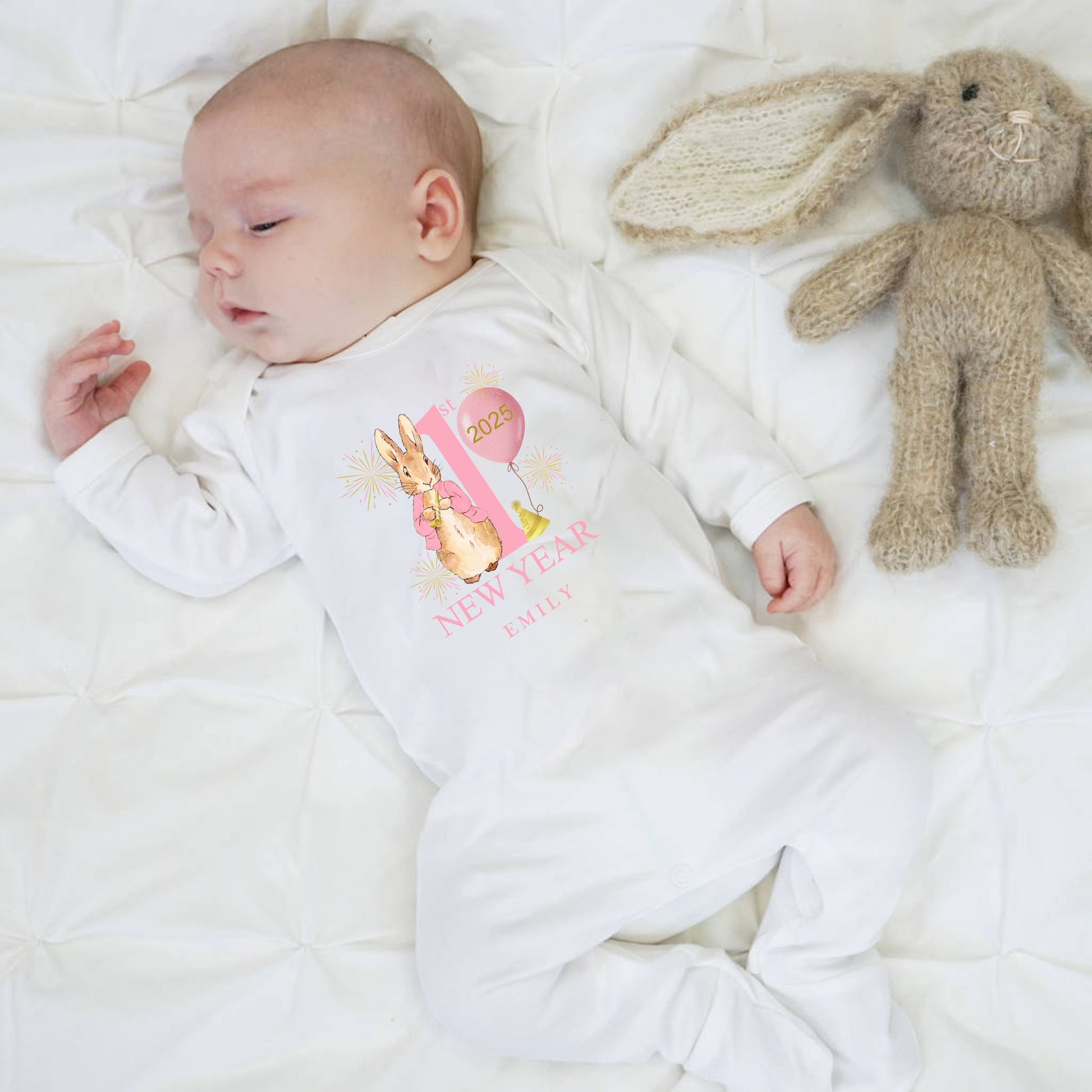 Peter rabbit my first new years eve baby Clothing