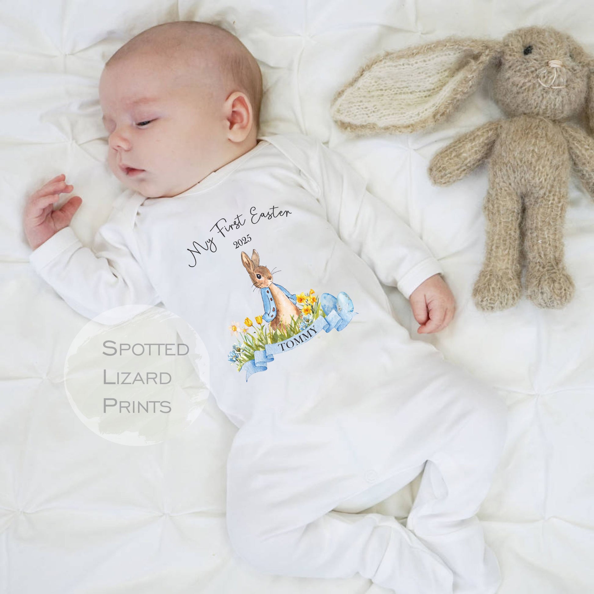 My first Easter personalised Baby clothing