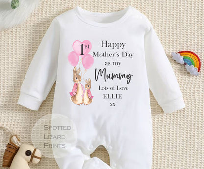 Peter rabbit happy mothers day baby clothing