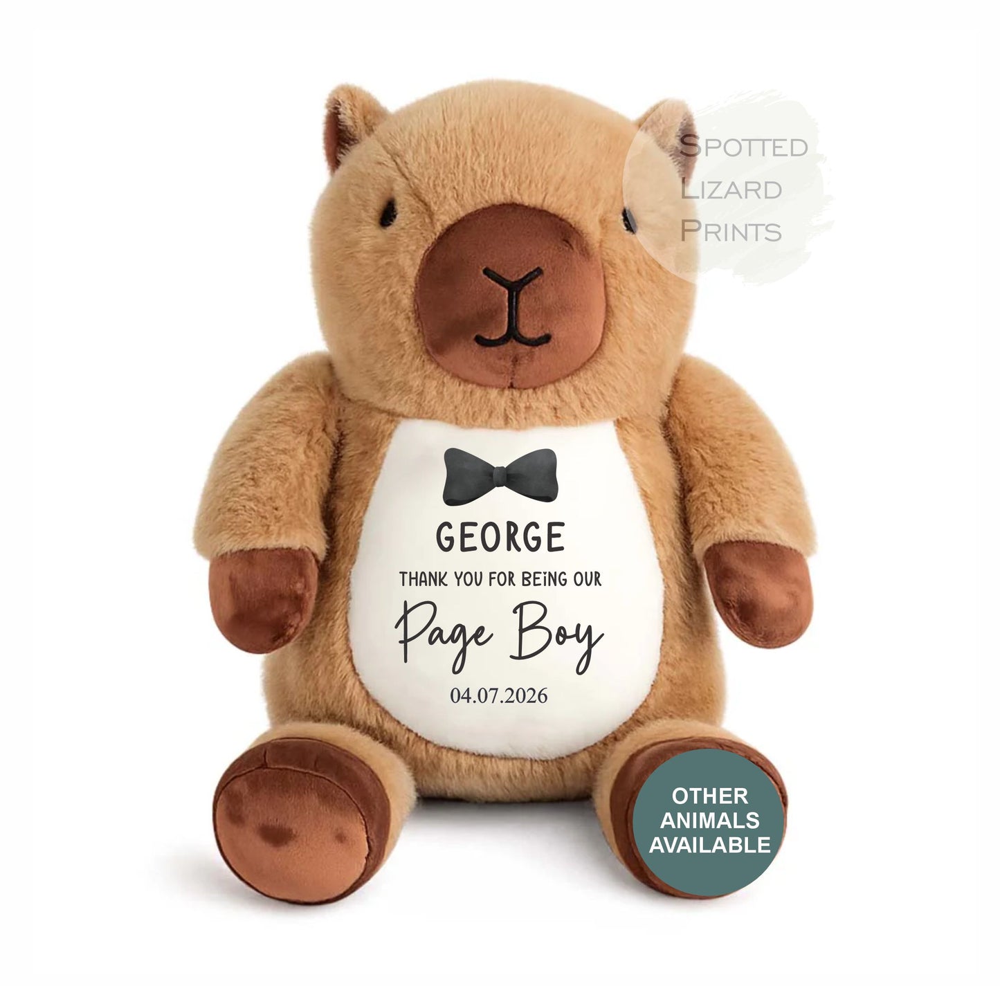 Personalised Page Boy teddy