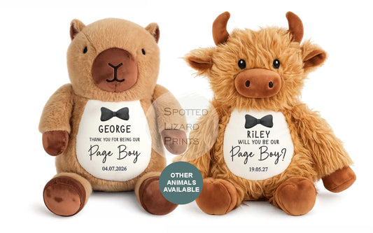 Personalised Page Boy teddy
