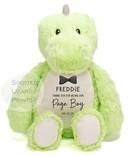 Thankyou teddy for page boys. Personalised Teddy for kids.