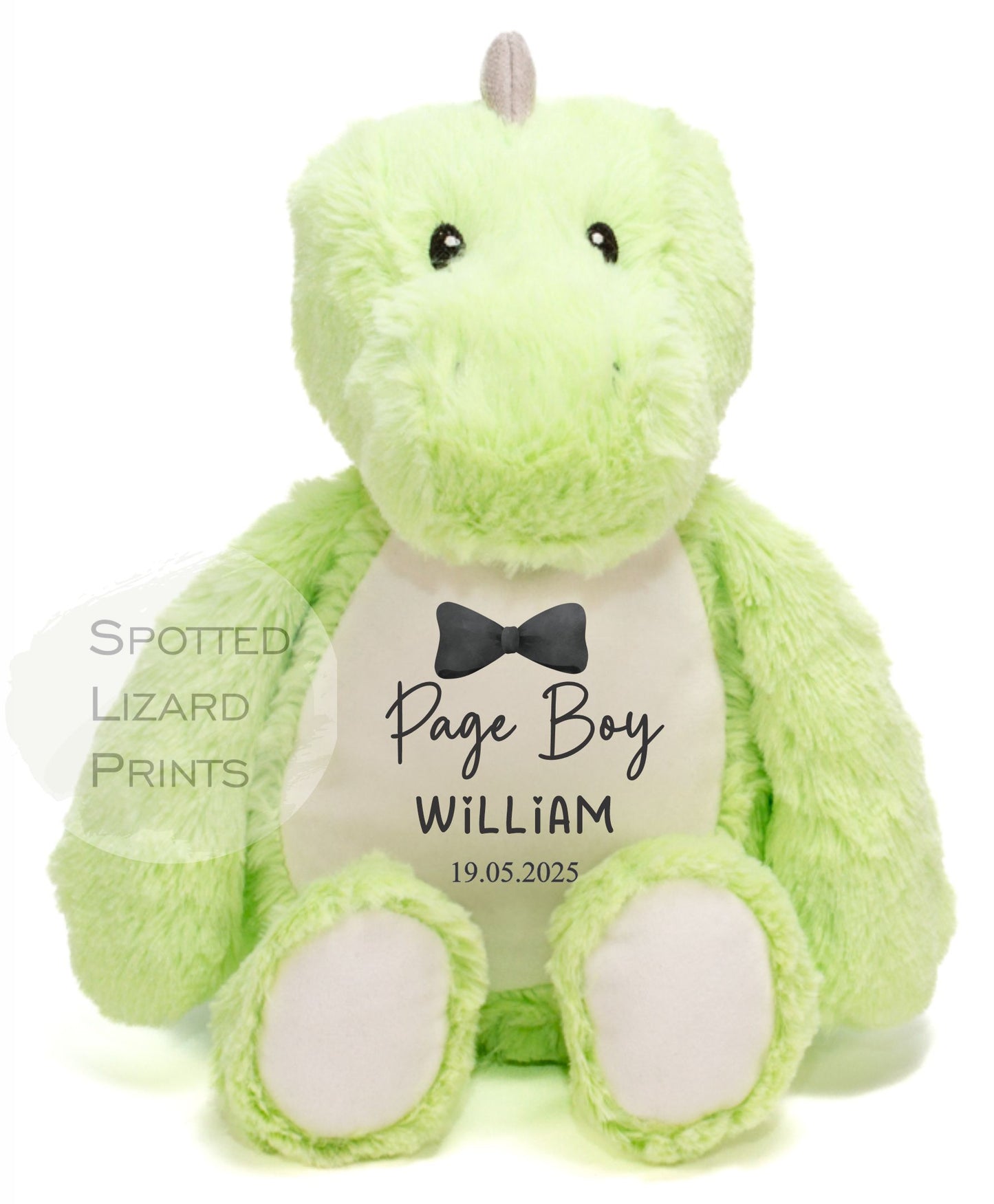 Thankyou teddy for page boys. Personalised Teddy for kids.
