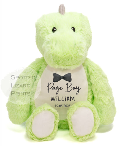 Thankyou teddy for page boys. Personalised Teddy for kids.