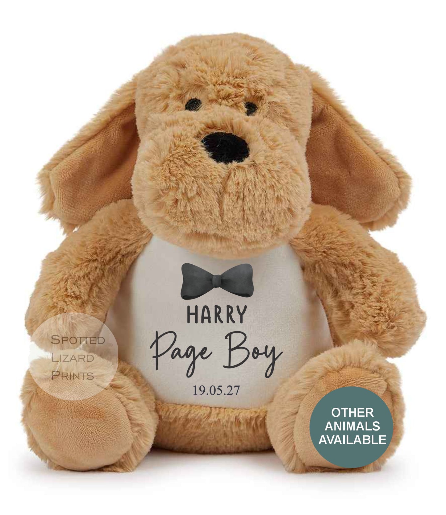 Personalised Page Boy teddy