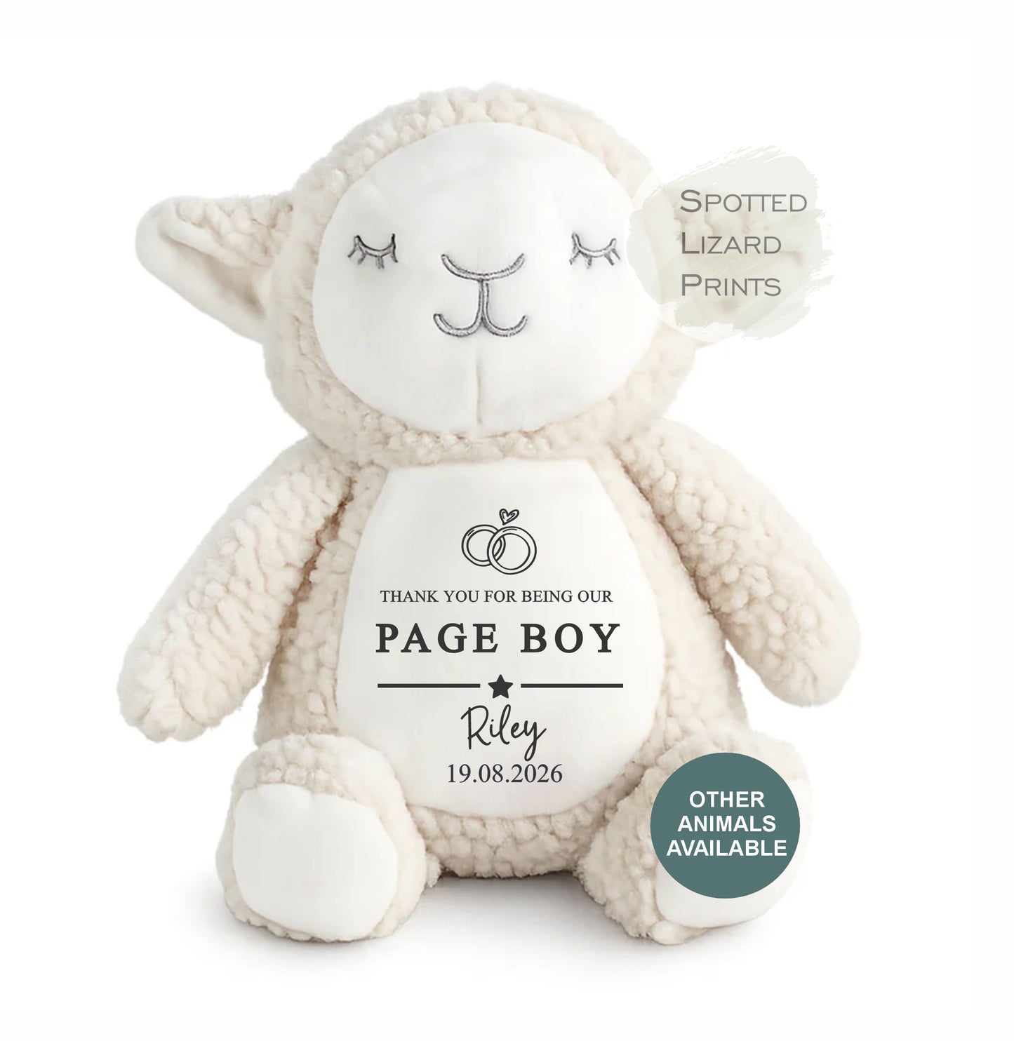 Personalised Page boy Teddy