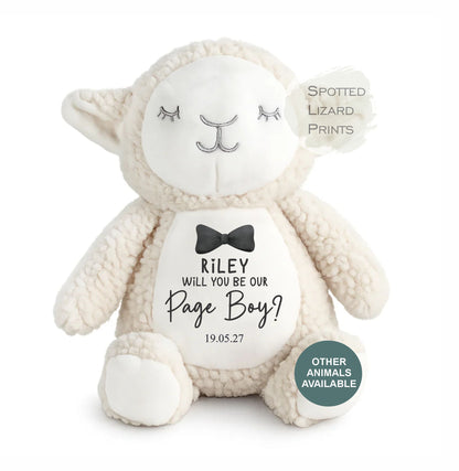 Personalised Page Boy teddy