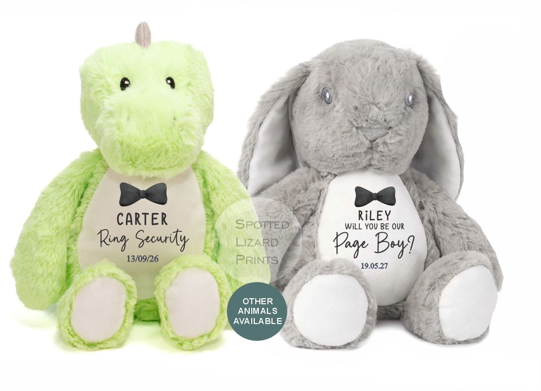 Personalised Page Boy teddy
