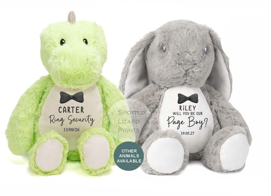 Personalised Page Boy teddy