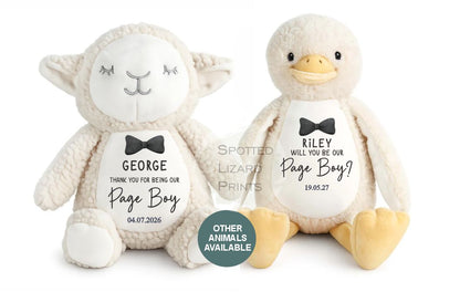 Personalised Page Boy teddy