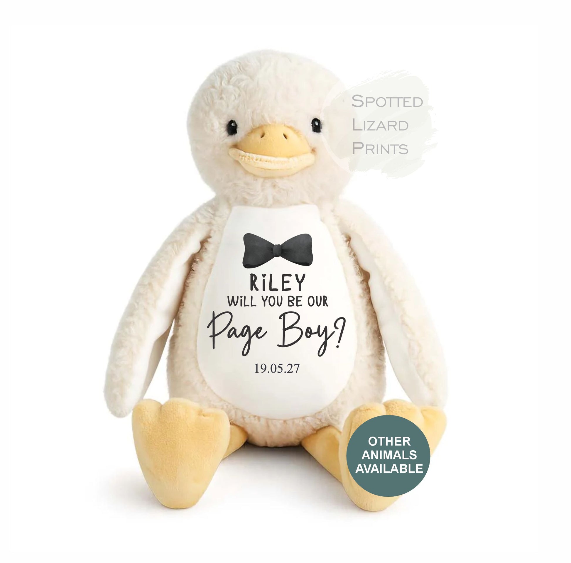 Personalised Page Boy teddy